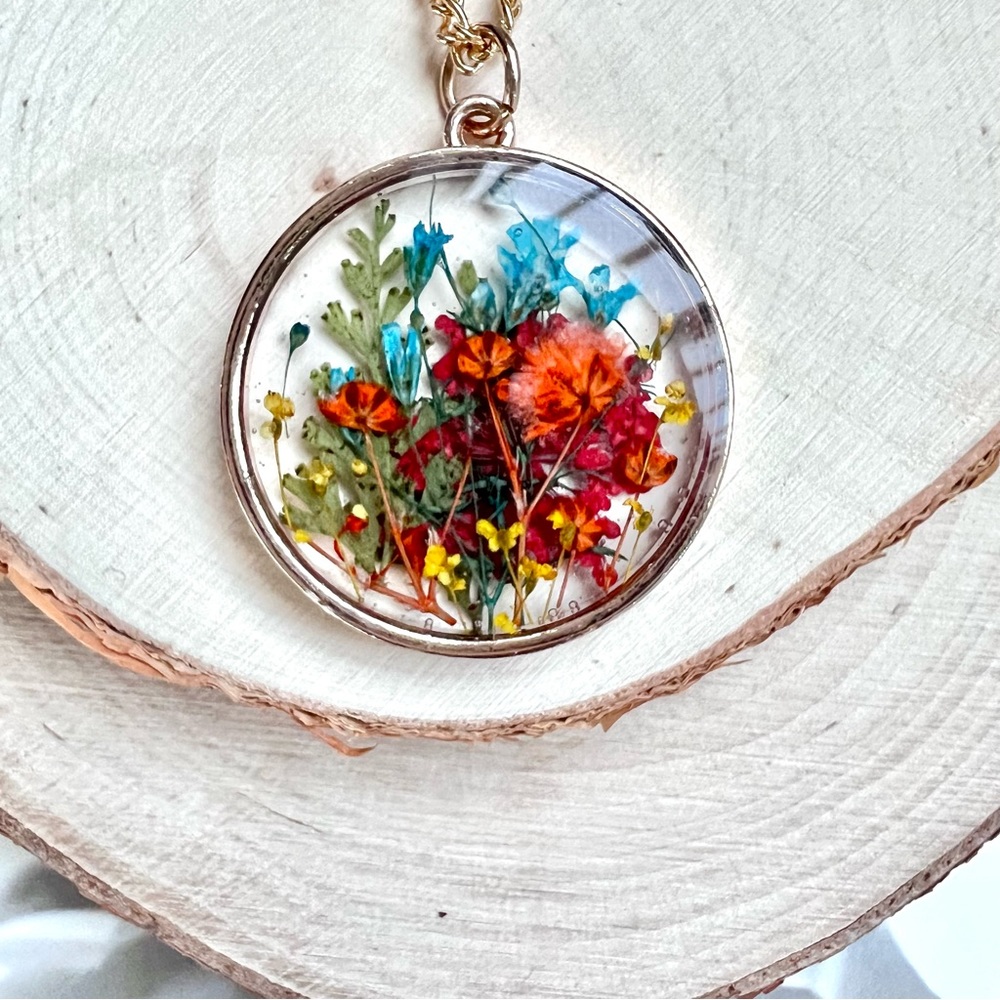 💐Handmade Flower Necklace